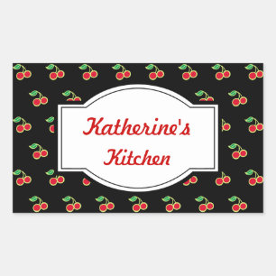 Stickers cuisine cerise