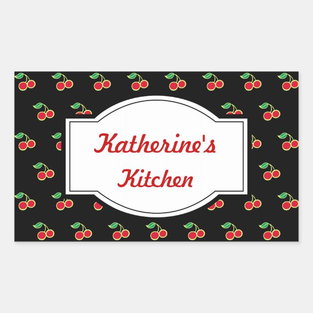 Stickers cuisine cerise (Devant)
