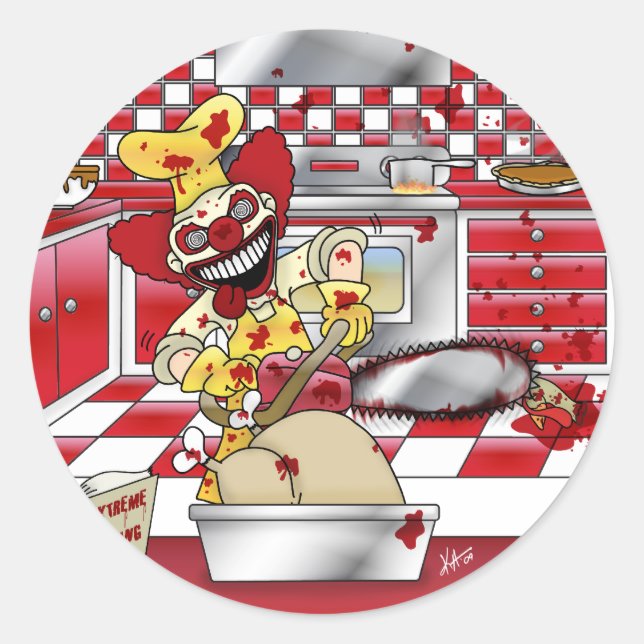 Stickers Cuisine extrême (Devant)