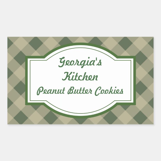Stickers Cuisine Verte Pays (Devant)