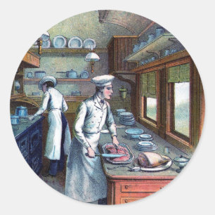 Stickers cuisine vintages Chefs