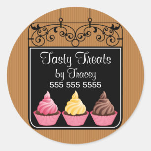 Stickers Cupcake Bakery Storefront