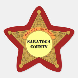 STICKERS Cute adjoint Sheriff Badge zone modèle