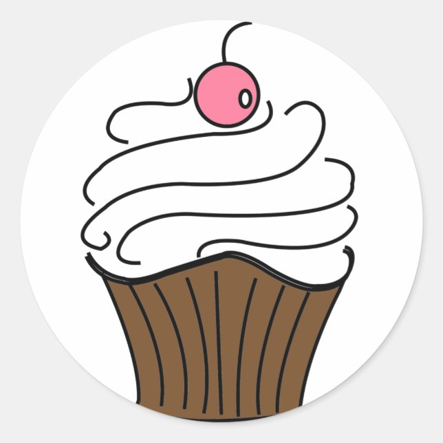 Stickers Cutest Cupcake (Devant)