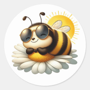 Stickers d'abeilles mignonnes