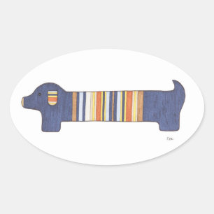 Stickers Dachshund Cute-Dachshund#1- Erin Brie Art