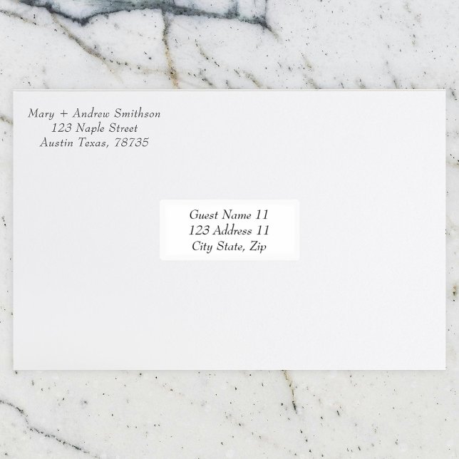 Stickers d'adresse du client mariage (Créateur téléchargé)