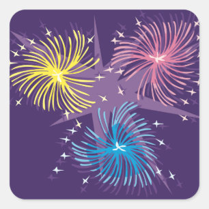 Stickers d'affichage Fireworks