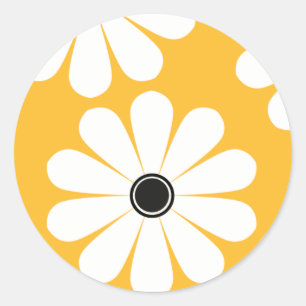 Stickers Daisies (Jaunes)