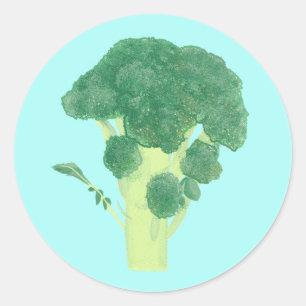 Stickers d'alimentation végétale Broccoli