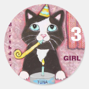Stickers d'Amoureux des chats selon l'âge