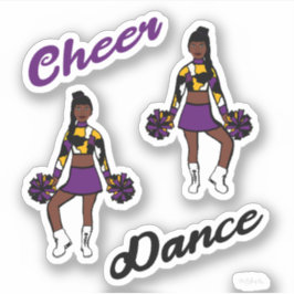 Stickers Dance Pom (Camo Violet)