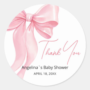 Stickers danken dir für die Babydusche.