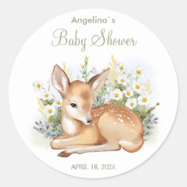 Stickers danken dir für die Babydusche.