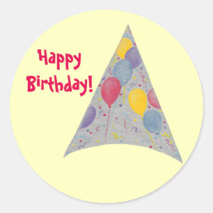 Stickers d'Anniversaire du Casquette du ballon de 