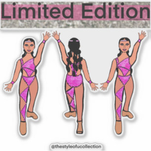 Stickers Danseur rose #4