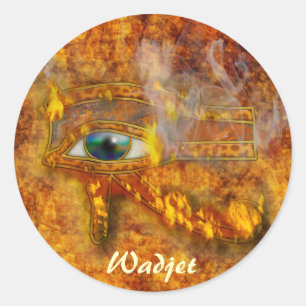 Stickers d'art égyptien Eye of Horus Wadjet