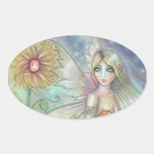 Stickers d'Art Fairy Sunflower