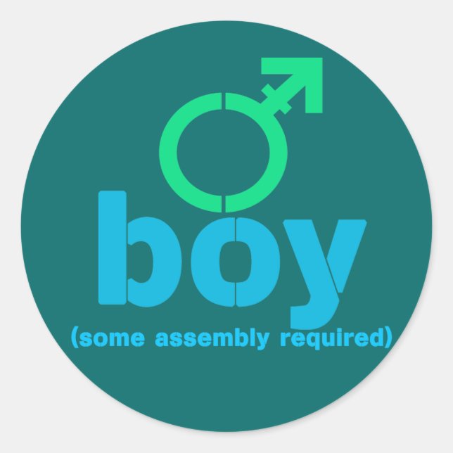 Stickers d'assemblage T-Boy (Devant)