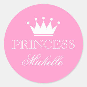 stickers de baby shower rose personnalisé avec co
