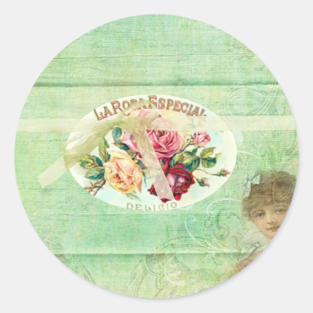 stickers de bain romantique (Devant)