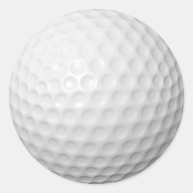 Stickers de balle de golf personnalisables (Devant)