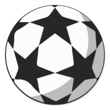 Stickers de balle de la Ligue des champions