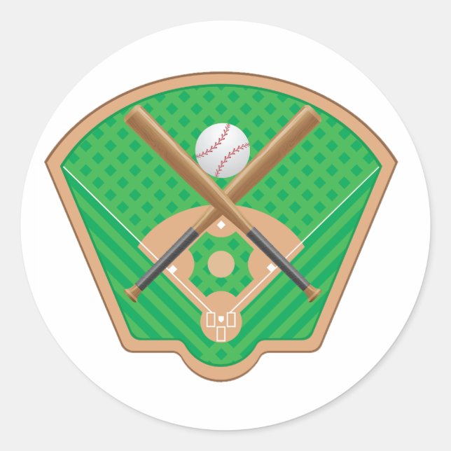 Stickers de base-ball (Devant)