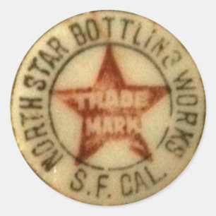 Stickers de bière vintage North Star