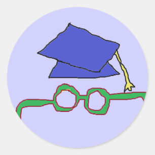 Stickers de bouchon de fin d'études