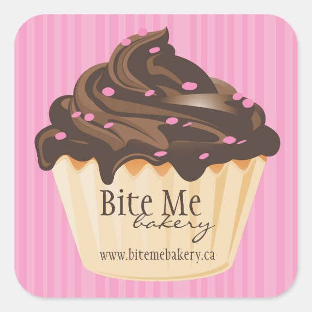Stickers de boulangerie mignonne et capricieuse (Devant)
