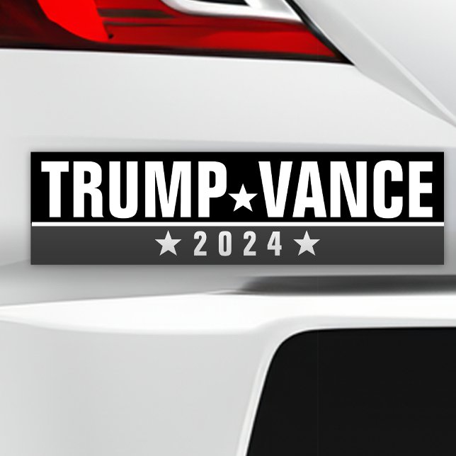 STICKERS DE BULLETIN TRUMP 2024 (Trump Vance 2024 Bumper Sticker)