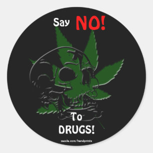 Stickers de campagne contre le crâne et le Plante 