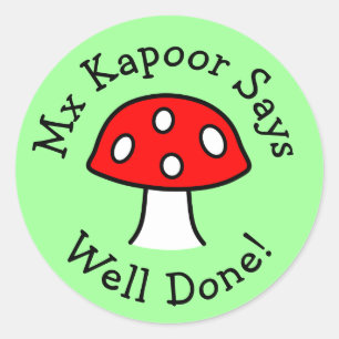 Stickers De Champignons Rouges Bien Fait