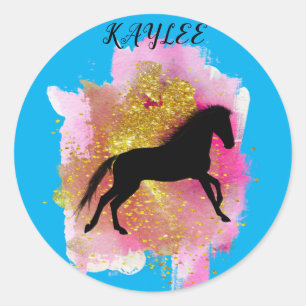 STICKERS DE CHEVAUX ÉCLAIRÉS PERSONNALISÉS