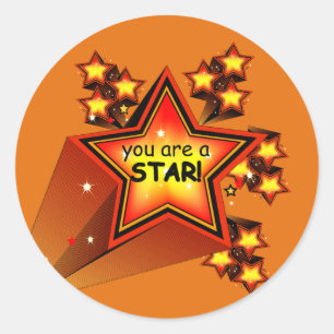 Stickers de classement des étoiles montantes