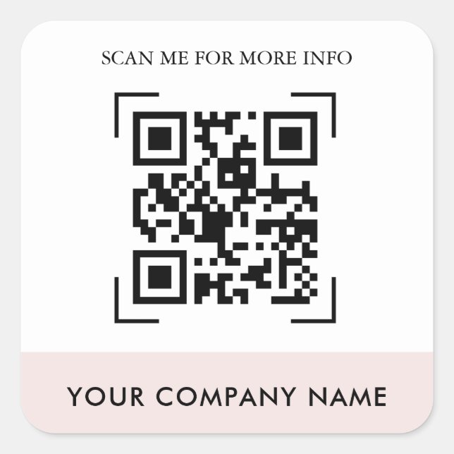 Stickers de code QR personnalisés (Devant)