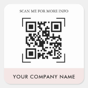Stickers de code QR personnalisés