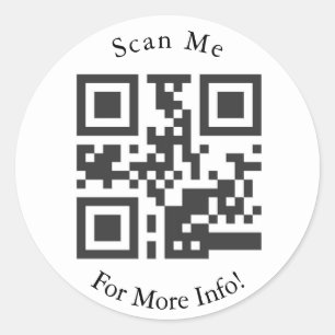 Stickers de code QR personnalisés