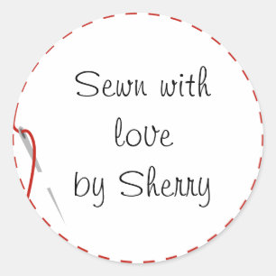 Stickers de couture d'amour