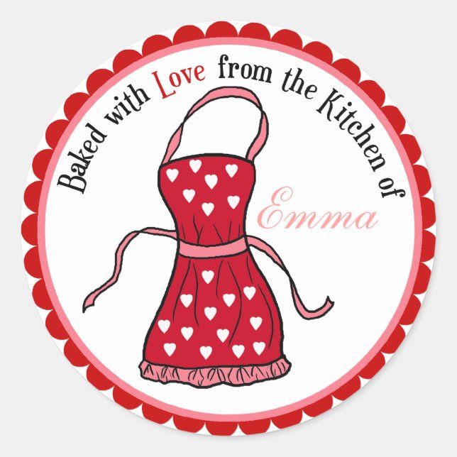 Stickers de Cuisine de jour Valentines (Devant)