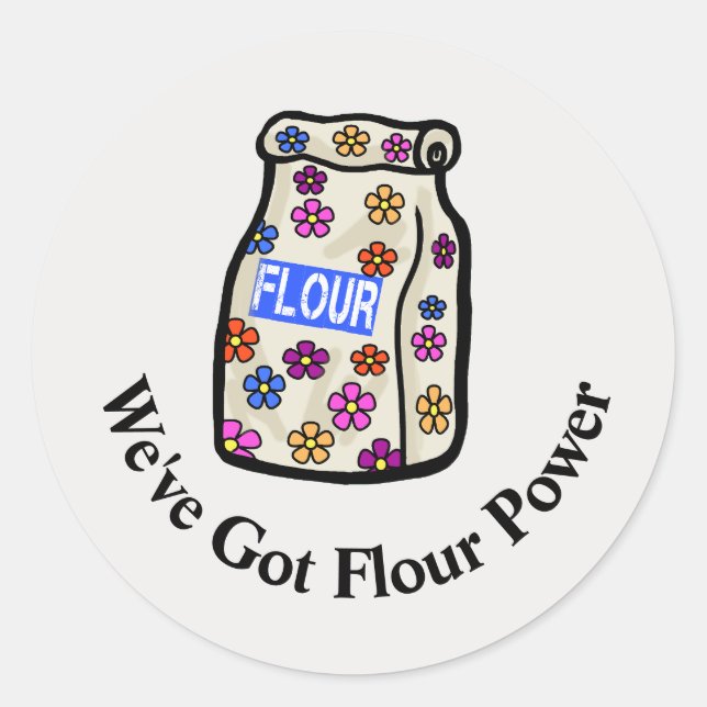 Stickers de cuisson à la farine amusante (Devant)