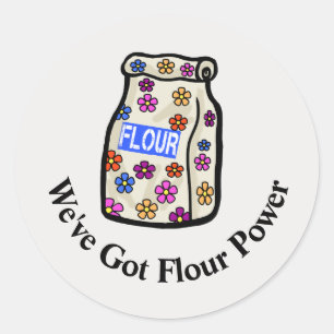 Stickers de cuisson à la farine amusante