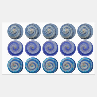 Stickers de culte chrétien Swirl Art Abstrait