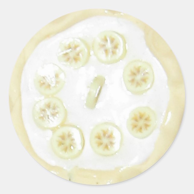 Stickers de dessert à la crème de banane (Devant)