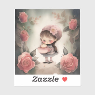 stickers de dessins animés pour filles mignonnes