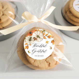 Stickers de famille de Thanksgiving rustique