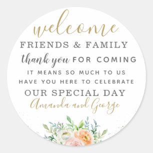 stickers de faveur de mariage personnalisé merci