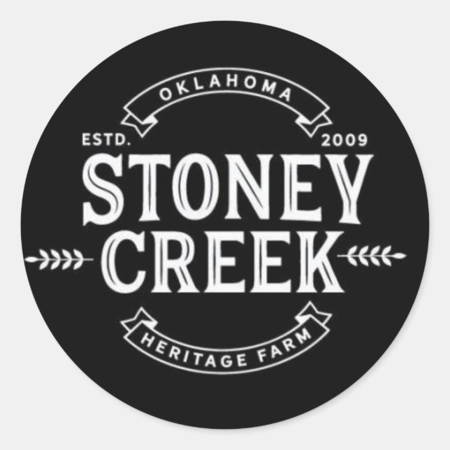 Stickers de ferme patrimoniale de Stoney Creek (No (Devant)