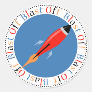 Stickers de fête d'anniversaire de Rockship